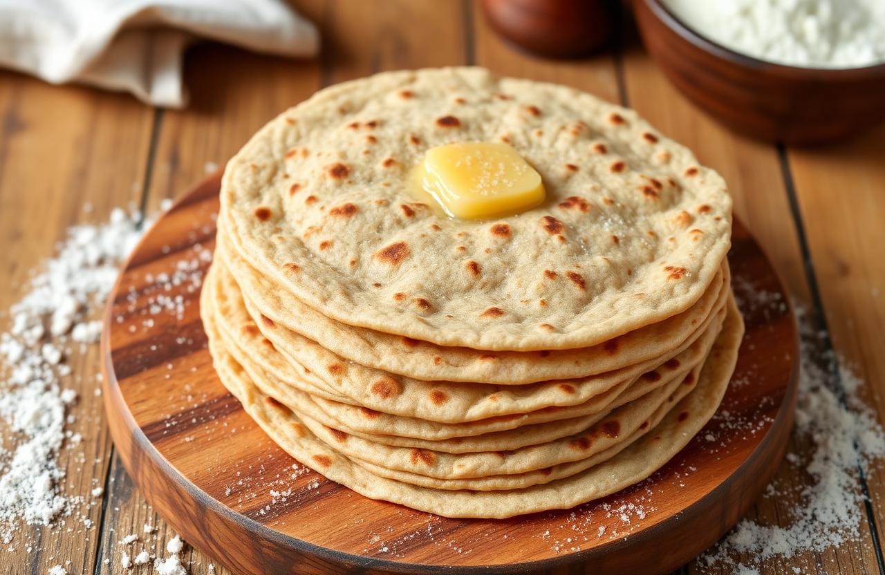 Soft Whole-Wheat Chapati